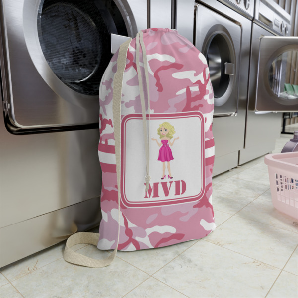 Custom Design - Large Laundry Bag - In Context