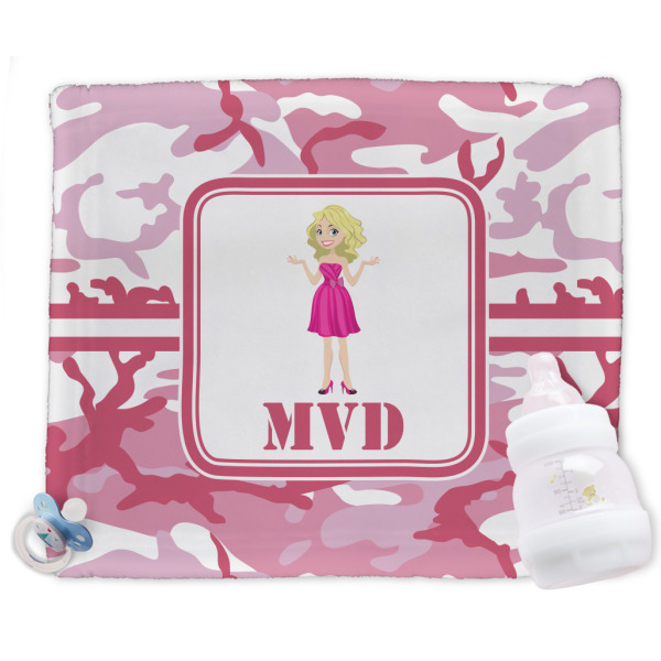 Custom Pink Camo Security Blanket (Personalized)