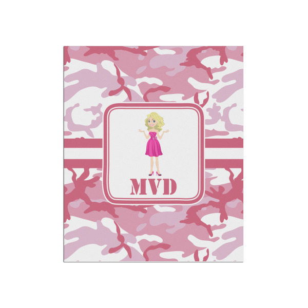 Custom Pink Camo Poster - Matte - 20x24 (Personalized)