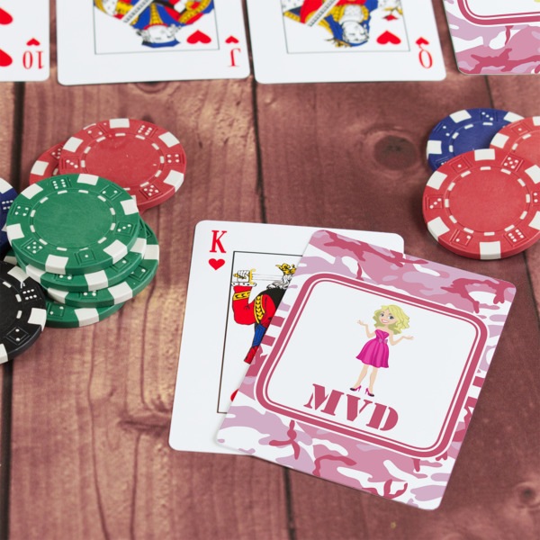 Custom Design - On Table with Poker Chips