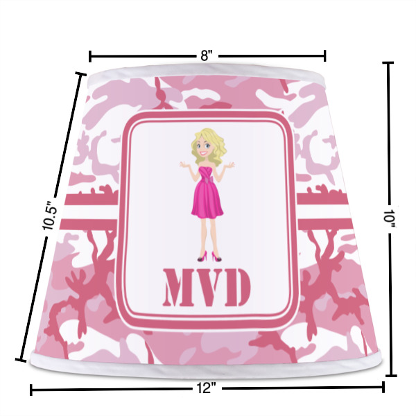 Custom Design - Poly Film Empire Lampshade - Dimensions