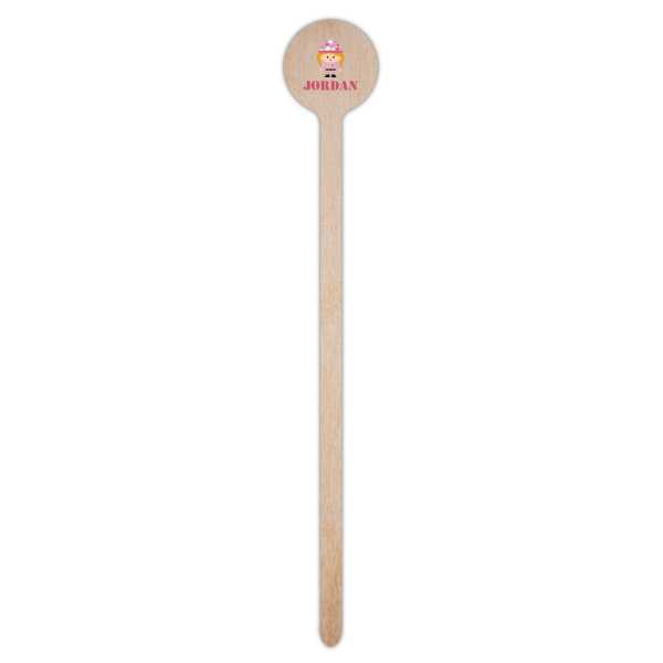Custom Design - Wooden 7.5" Stir Stick - Round - Single Stick