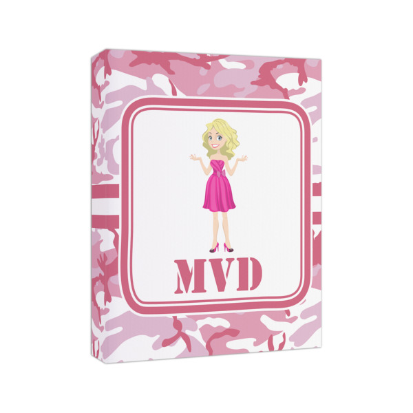 Custom Design - 8x10 - Canvas Print - Angled View