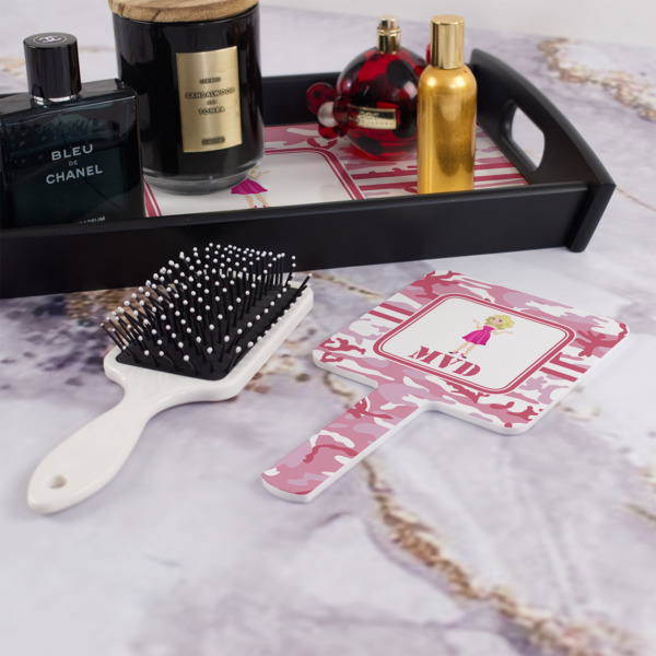 Custom Design - Hand Mirror - With Hair Brush