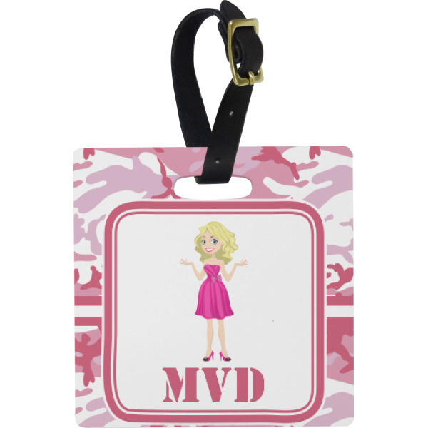 Custom Design - Personalized Square Luggage Tag