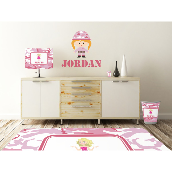 Custom Design - Wall Graphic Decal Wooden Desk