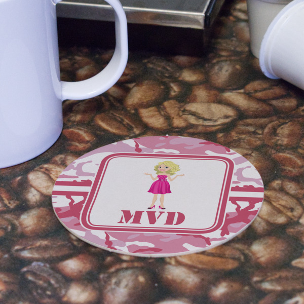 Custom Design - Round Paper Coaster - Front