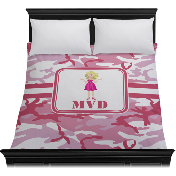 Custom Design - Duvet Cover - Queen - On Bed - No Prop