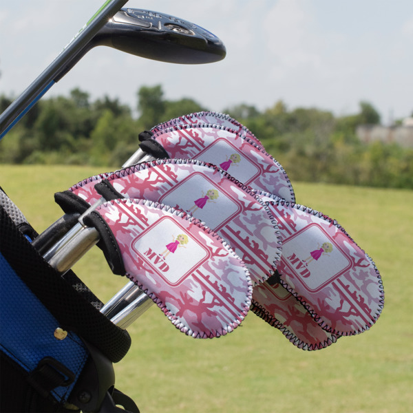 Custom Design - Golf Club Cover - Set of 9 - On Clubs