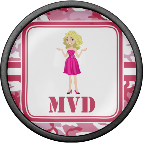 Custom Design - Cabinet Knob - Black - Front