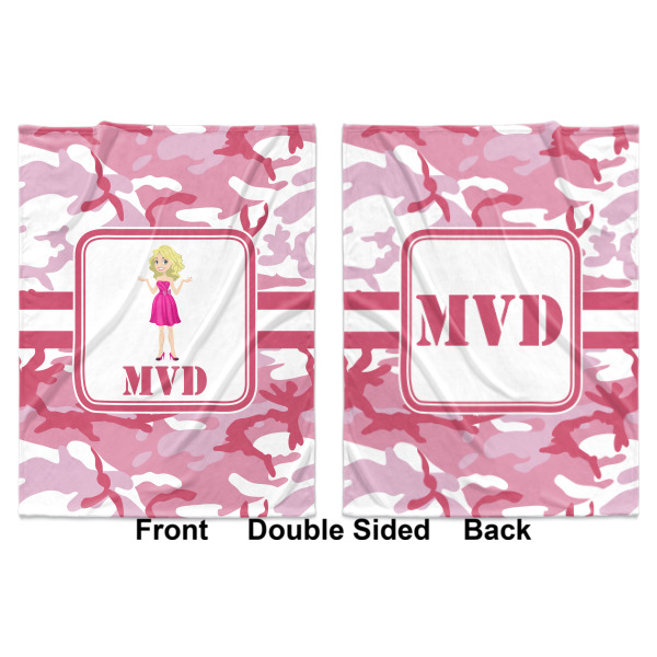 Custom Design - Baby Blanket (Double Sided - Printed Front and Back)