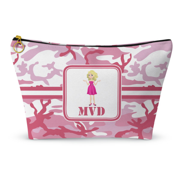 Custom Pink Camo Makeup Bag (Personalized)
