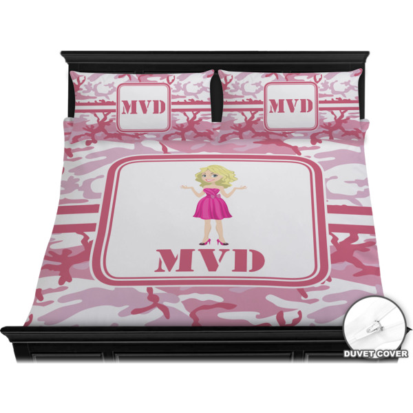 Custom Design - Bedding Set - King - Duvet - On Bed