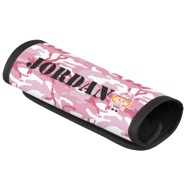 Custom Pink Camo Luggage Handle Cover (Personalized)