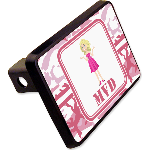 Custom Design Your Own Rectangular Trailer Hitch Cover - 2"