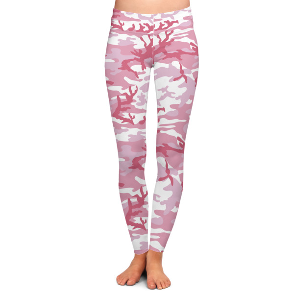 Custom Pink Camo Ladies Leggings