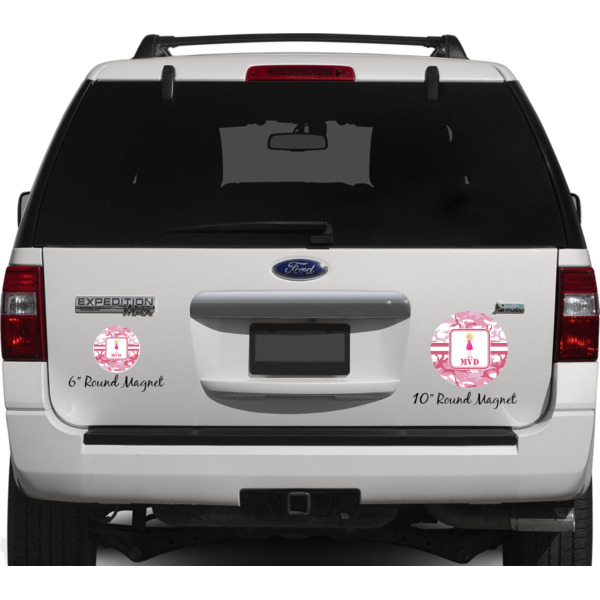 Custom Design - Personalized Car Magnets on Ford Explorer