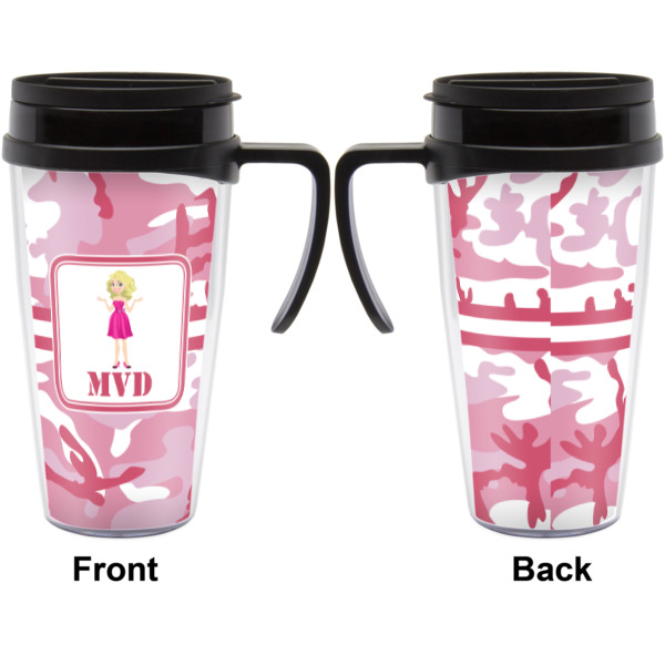 Custom Design - Travel Mug with Black Handle - Approval