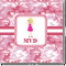 Pink Camo Cabinet Decal - Medium (Personalized)