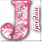 Pink Camo Name & Initial Decal - Up to 12"x12" (Personalized)