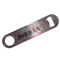 Pink Camo Bar Bottle Opener - Silver w/ Name or Text