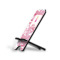 Pink Camo Stylized Cell Phone Stand - Small w/ Name or Text