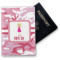 Pink Camo Vinyl Passport Holder (Personalized)