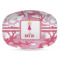 Pink Camo Plastic Platter - Microwave & Oven Safe Composite Polymer (Personalized)