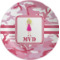 Pink Camo Melamine Plate (Personalized)