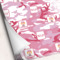 Pink Camo Wrapping Paper Sheets (Personalized)