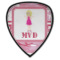 Pink Camo Iron on Shield Patch A w/ Name or Text