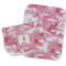 Pink Camo Burp Cloths - Fleece - Set of 2 w/ Name or Text