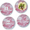 Design Your Own Glass Lunch / Dinner Plate 10" - Set of 4