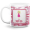 Pink Camo 20 Oz Coffee Mug - White (Personalized)