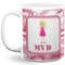 Pink Camo 11 Oz Coffee Mug - White (Personalized)