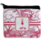 Pink Camo Rectangular Coin Purse (Personalized)