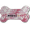 Pink Camo Ceramic Dog Ornament - Front & Back w/ Name or Text