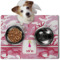 Pink Camo Dog Food Mat - Medium w/ Name or Text