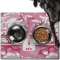 Pink Camo Dog Food Mat - Large w/ Name or Text