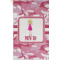 Pink Camo Golf Towel - Poly-Cotton Blend - Small w/ Name or Text