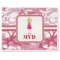 Pink Camo Single-Sided Linen Placemat - Single w/ Name or Text