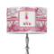 Pink Camo 12" Drum Lamp Shade - Poly-film (Personalized)