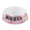 Pink Camo Plastic Dog Bowl - Small (Personalized)