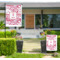 Pink Camo Large Garden Flag - Single Sided (Personalized)