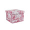 Pink Camo Gift Box with Lid - Canvas Wrapped - Small (Personalized)