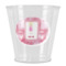 Pink Camo Plastic Shot Glass (Personalized)