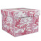Pink Camo Gift Box with Lid - Canvas Wrapped - XX-Large (Personalized)