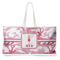 Pink Camo Large Tote Bag with Rope Handles (Personalized)