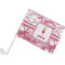 Pink Camo Car Flag - Small w/ Name or Text