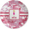 Pink Camo Melamine Plate (Personalized)